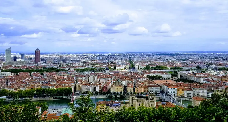 Cidades francesas Lyon Vista