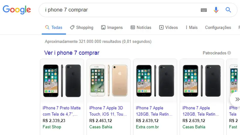 iphone 7 preço