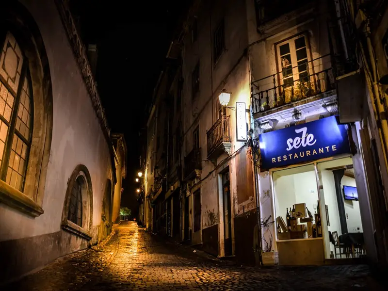restaurante no centro histórico de Coimbra