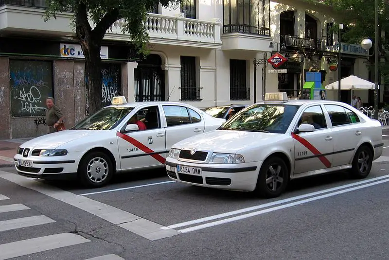 Taxis em Madrid 